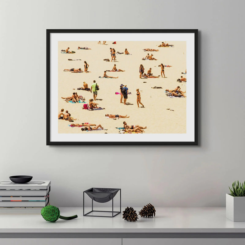 Sunbathers (Beach Photography) - Unframed - Beach House Art