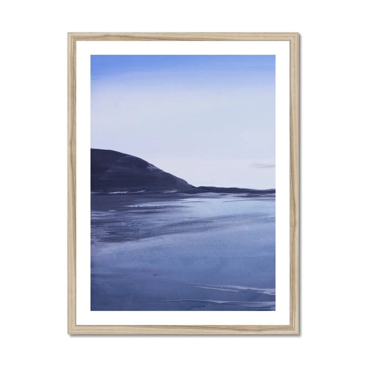 beach painting of a sunrise over a beach near Padstow | Coastal Wall Art - Framed Wall Art