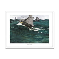 The Green Wave by Monet Art Print - Framed Wall Art