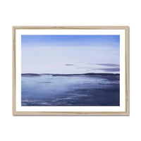 an acrylic beach painting of the view across the bay towards Padstow | unframed seascape painting