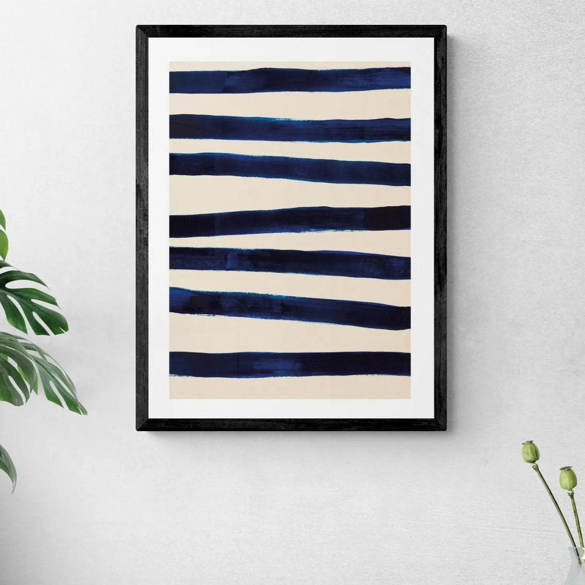 Wave Set No 2 - Modern Coastal Art - Framed - Beach House Art