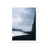 Winter Coast 2 (Black & White Photography) - Unframed - Beach House Art