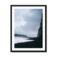 Winter Coast 2 (Black & White Photography) - Framed - Beach House Art