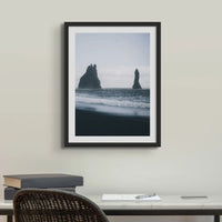 Winter Coast 3 (Black & White Photography) - Unframed - Beach House Art
