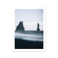 Winter Coast 3 (Black & White Photography) - Unframed - Beach House Art