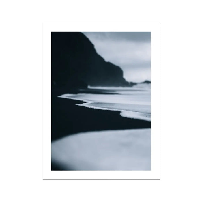 Winter Coast 4 (Black & White Photography) - Unframed - Beach House Art