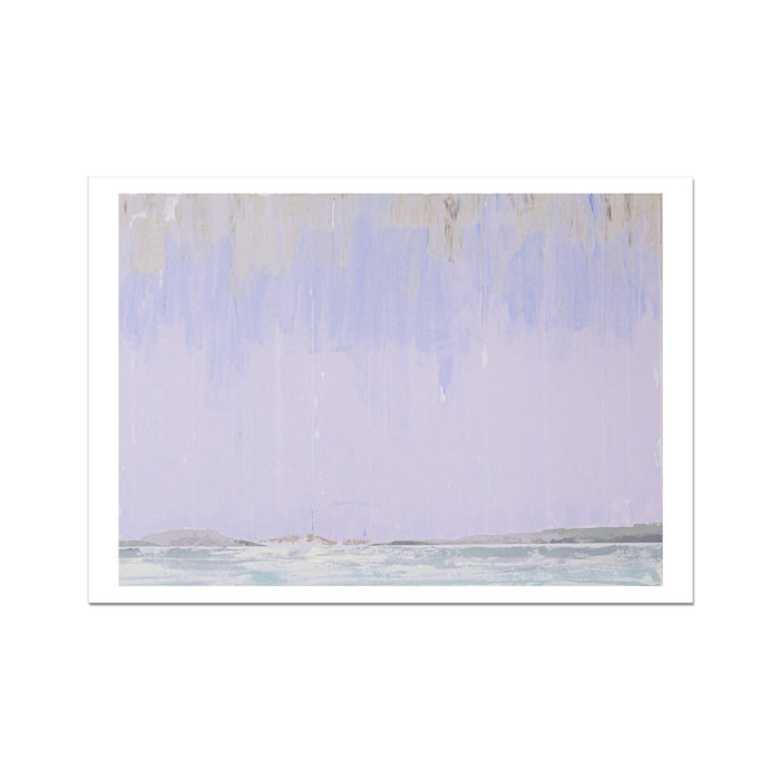 Summer Showers Print | Seascape Painting - Unframed