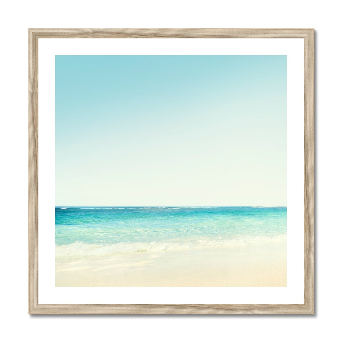 Beach Edge Photo Print | Sea and Beach Photography - Framed Wall Art