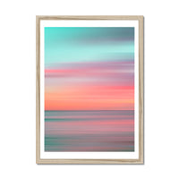 Ocean Sunset Photo | Ocean Photography Print - Framed Wall Art