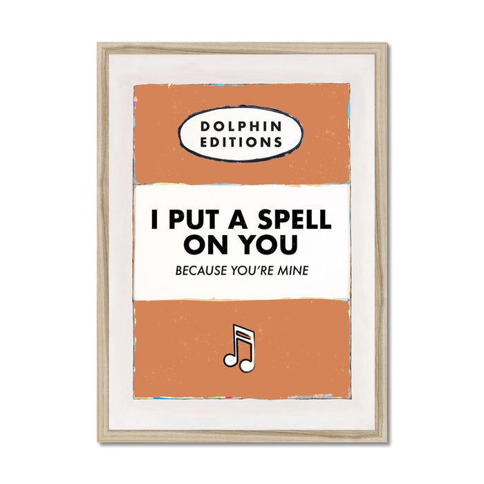 Spellbound | Vintage Book Cover Wall Art - Framed