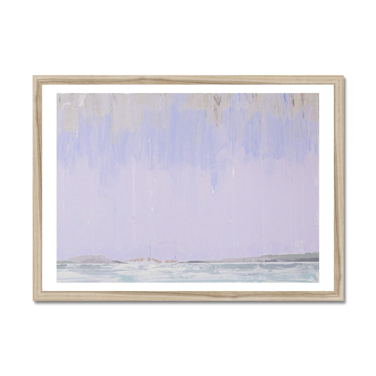 Summer Showers Print | Seascape Painting - Framed