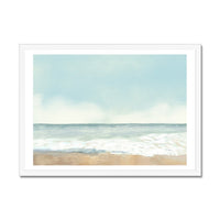 Pastel Beach Painting - Framed Wall Art