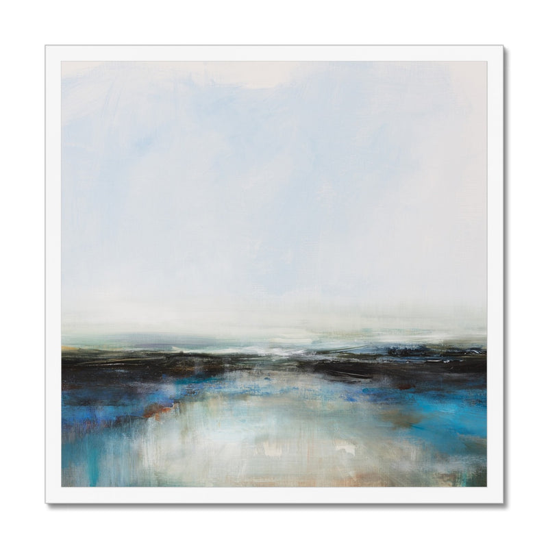 Twilight Tide | Coastal Visions Sea Painting Print - Framed Print - beach painting