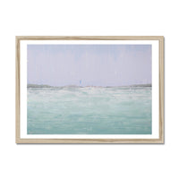 A View from Padstow Estuary Print | Beach Painting - Framed