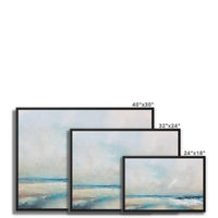 Ethereal Coast | Coastal Visions Beach Painting Print - Framed Canvas - coastal art print