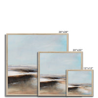 Sea Veil 1 | Coastal Visions Beach Painting Print - Framed Print -  sea painting