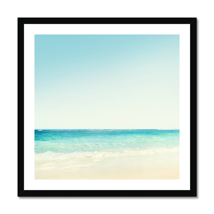 Beach Edge Photo Print | Sea and Beach Photography - Framed Wall Art