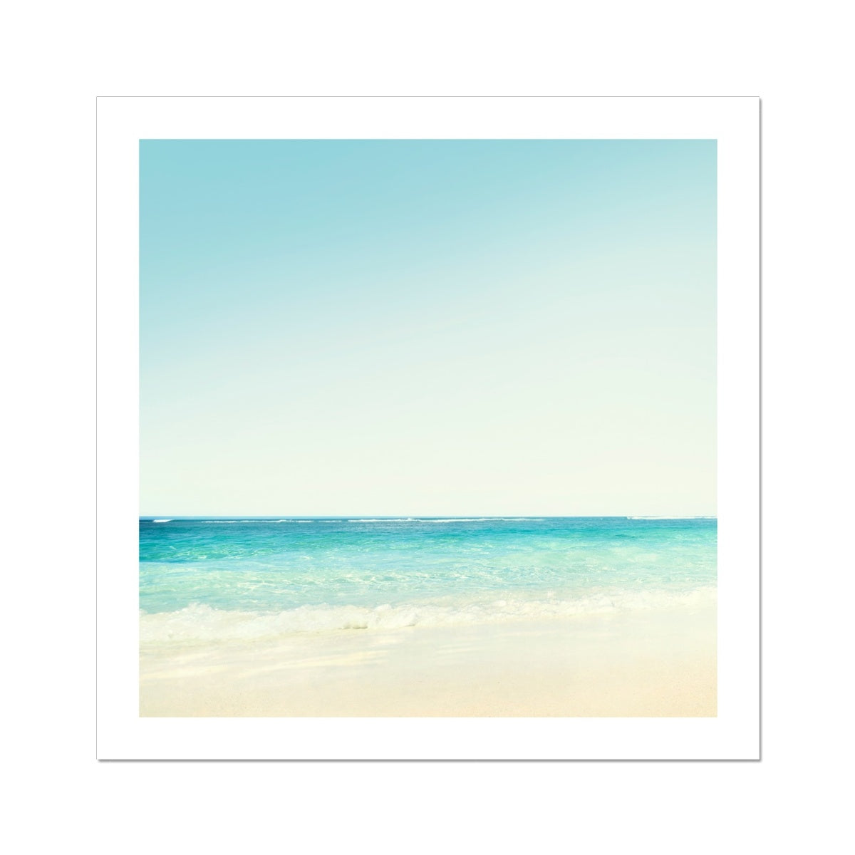 Beach Edge Photo | Photography Print - Unframed Wall Art 