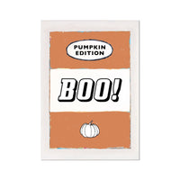 Boo! | Halloween Decorative Print  - Unframed