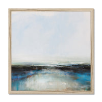 Twilight Tide | Coastal Visions Sea Painting Print - Framed Print - beach painting