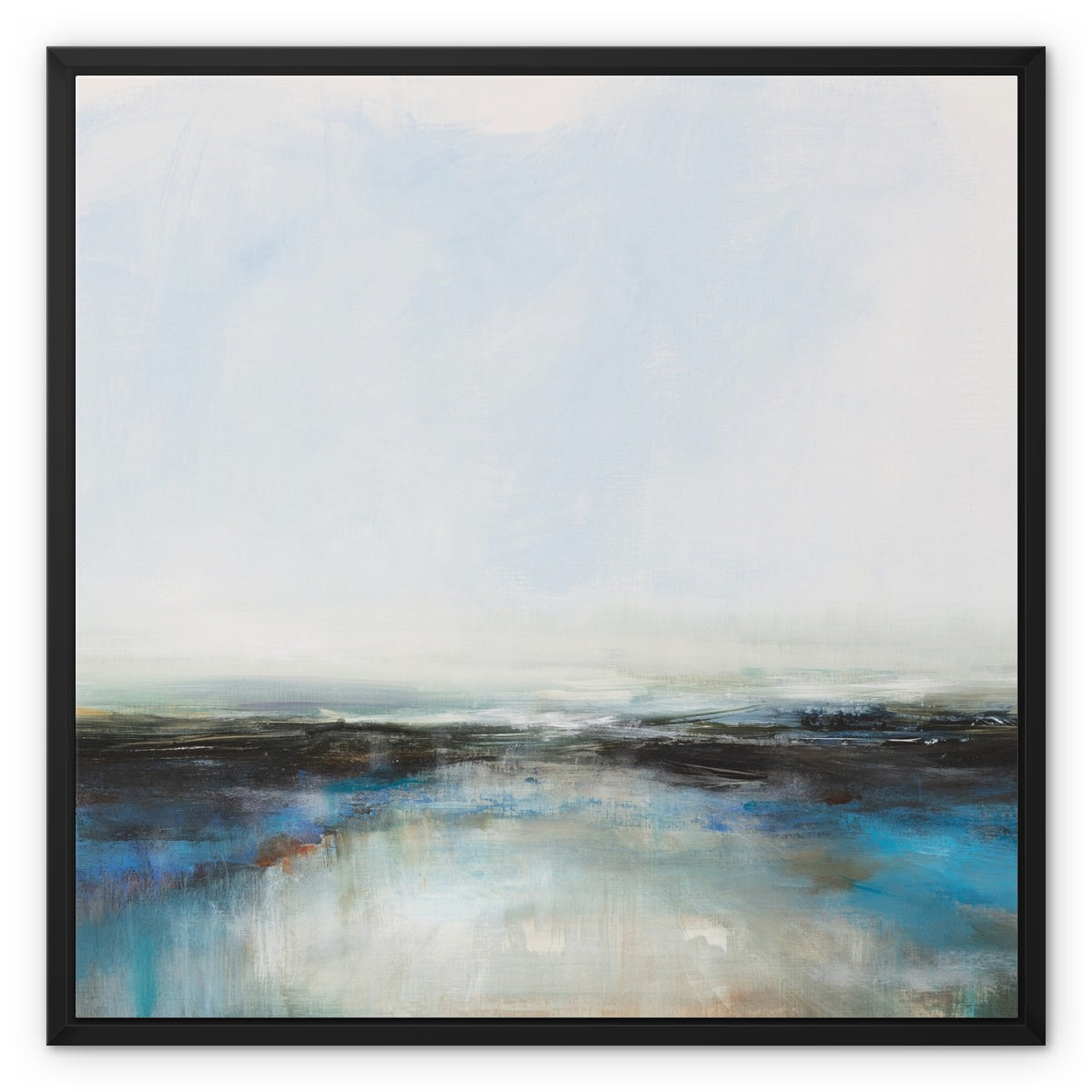 Twilight Tide | Coastal Visions Sea Painting Print - Framed Canvas - ocean painting