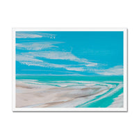 Where Estuary Meets Sea Painting | Beach Painting Wall Art - Framed Wall Art