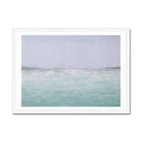 A View from Padstow Estuary Print | Beach Painting - Framed