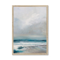 Spectral Light | Coastal Visions Sea Painting Print - Framed Print - Ocean Painting