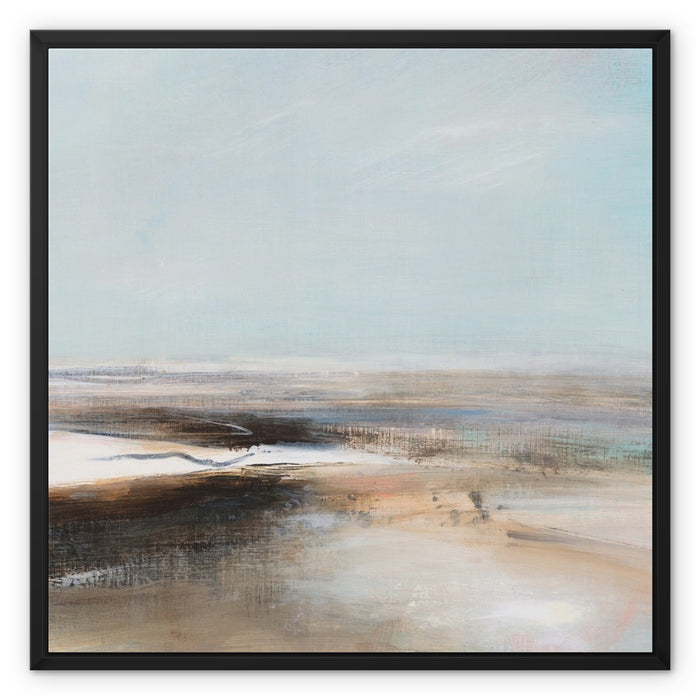 Sea Veil 1 | Coastal Visions Beach Painting Print - Framed Canvas - large sea painting